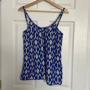 GAP patterned spaghetti strap tank